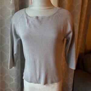 Worthington Women's Shimmering Gray top